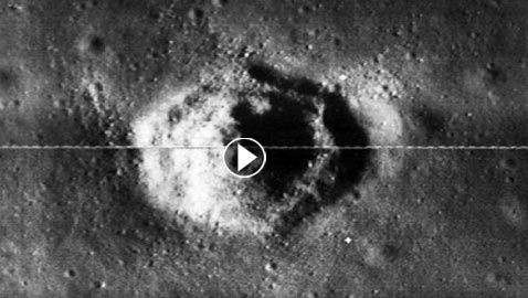 بالفيديو.. اكتشاف هرم على القمر