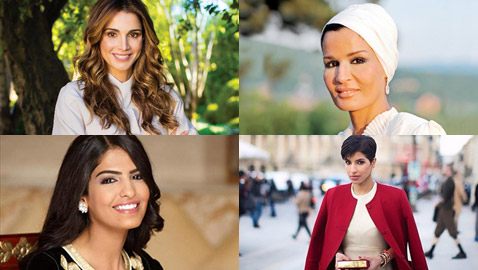 صور أجمل وأشهر زوجات شيوخ العرب وأعمالهن