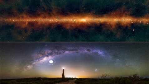 مشهد فريد ومميز لمجرتنا مجرة درب التبانة يكشف أسرارا غير متوقعة!