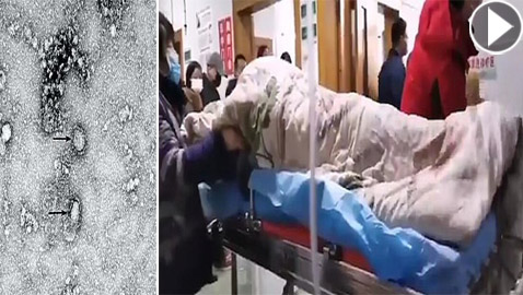 بالفيديو: لحظات قاسية ومخيفة لأحد المصابين بفيروس كورونا!
