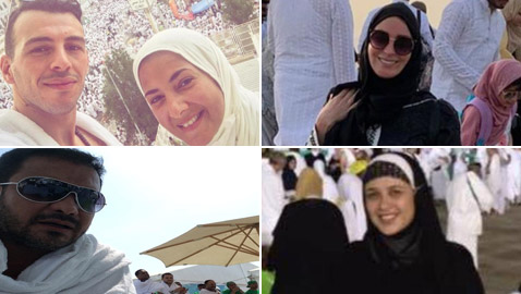 صور مؤثرة للنجوم على جبل عرفات: ياسمين عيد العزيز، محمد رجب ودنيا سمير غانم