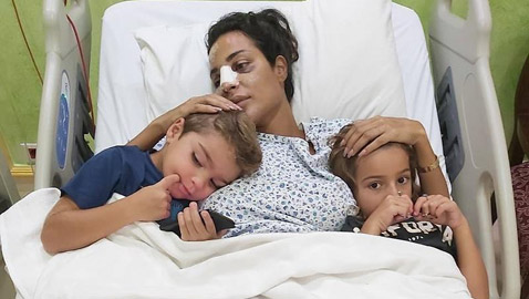 نادين نجيم تنفجر غضبا على متابع اتهمها باستغلال الانفجار للخضوع لعملية تجميل!