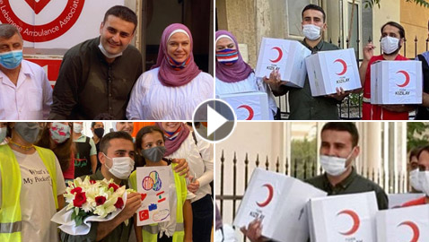 فيديو الشيف بوراك يزور لبنان ليقدّم مساعدات للمتضررين ويتحدث العربية