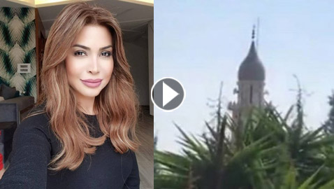 شاهد .. مسجد بلبنان يبث أغنية ل ” نوال الزغبي “