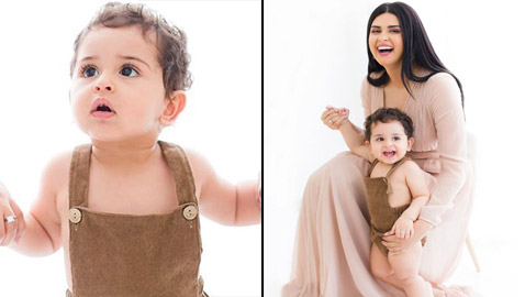 صور ابن سلمى رشيد في أول ظهور له يخطف القلوب والأنظار