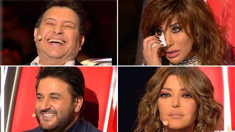 ذا فويس سينيور: نجوى كرم تهاجم هاني شاكر والمدربون يتذوقون (ورق العنب)