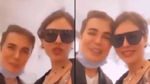 فيديو المغربية مريم حسين واللبناني جو رعد يتبادلان الأحضان والقبلات! 