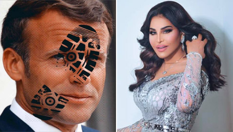 أحلام تهاجم الرئيس الفرنسي ماكرون بعنف وترد بقسوة على متابعة اتهمتها!