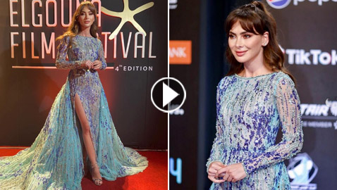 ستيفاني صليبا ارتدت فستانا يزن 14 كيلو: ضحيتُ بجسمي من أجل الجمهور!