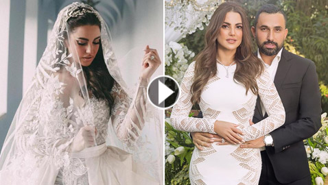 فيديو زفاف درة من رجل الأعمال هاني سعد، درة تبكي وزوجته الأولى متأثرة!