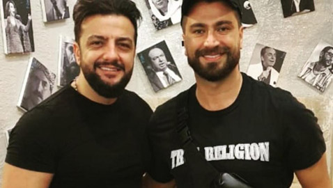 بالصور .. الصلح سيد الأحكام بين معتصم النهار و طلال مارديني