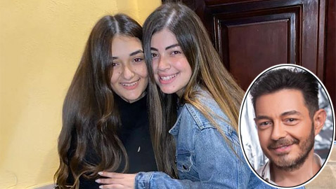 أحمد زاهر يتغزّل بابنتيه بصور عفوية.. جمالهن طبيعي ناعم!