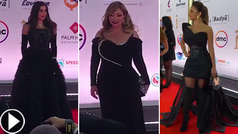 الأسود يسيطر على فساتين وإطلالات الفنانات في مهرجان القاهرة.. من الأجمل؟