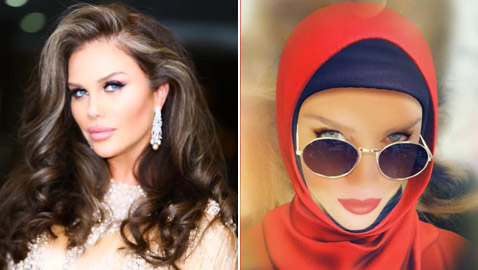 بالصور.. النجمة اللبنانية نيكول سابا بالحجاب، وماذا قالت عن لقاح كورونا؟