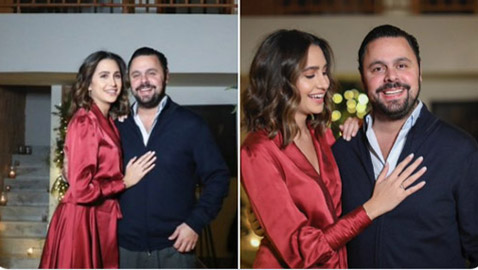 بالصور .. جورج وسوف يحتفل بخطوبة ابنه الثاني