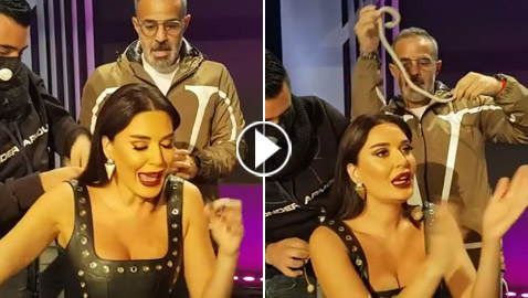 حسن الرداد ينفذ مقلبا مخيفا وطريفا بالنجمة اللبنانية سيرين عبد النور.. فيديو