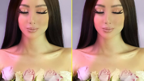 بسمة بوسيل بصورة جريئة تغطي نفسها بالورود فقط! اين تامر حسني؟!